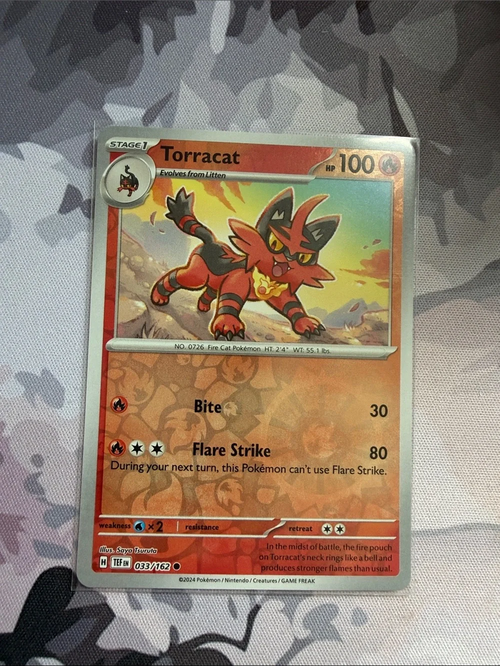 Litten & Torracat Pokémon Evolution Reverse Holo Card Lot 🔥| 3 Cards ✨5/$25✨